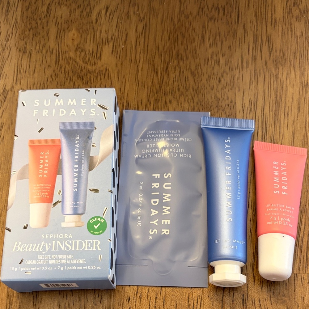 Summer Fridays Beauty Trio NIB